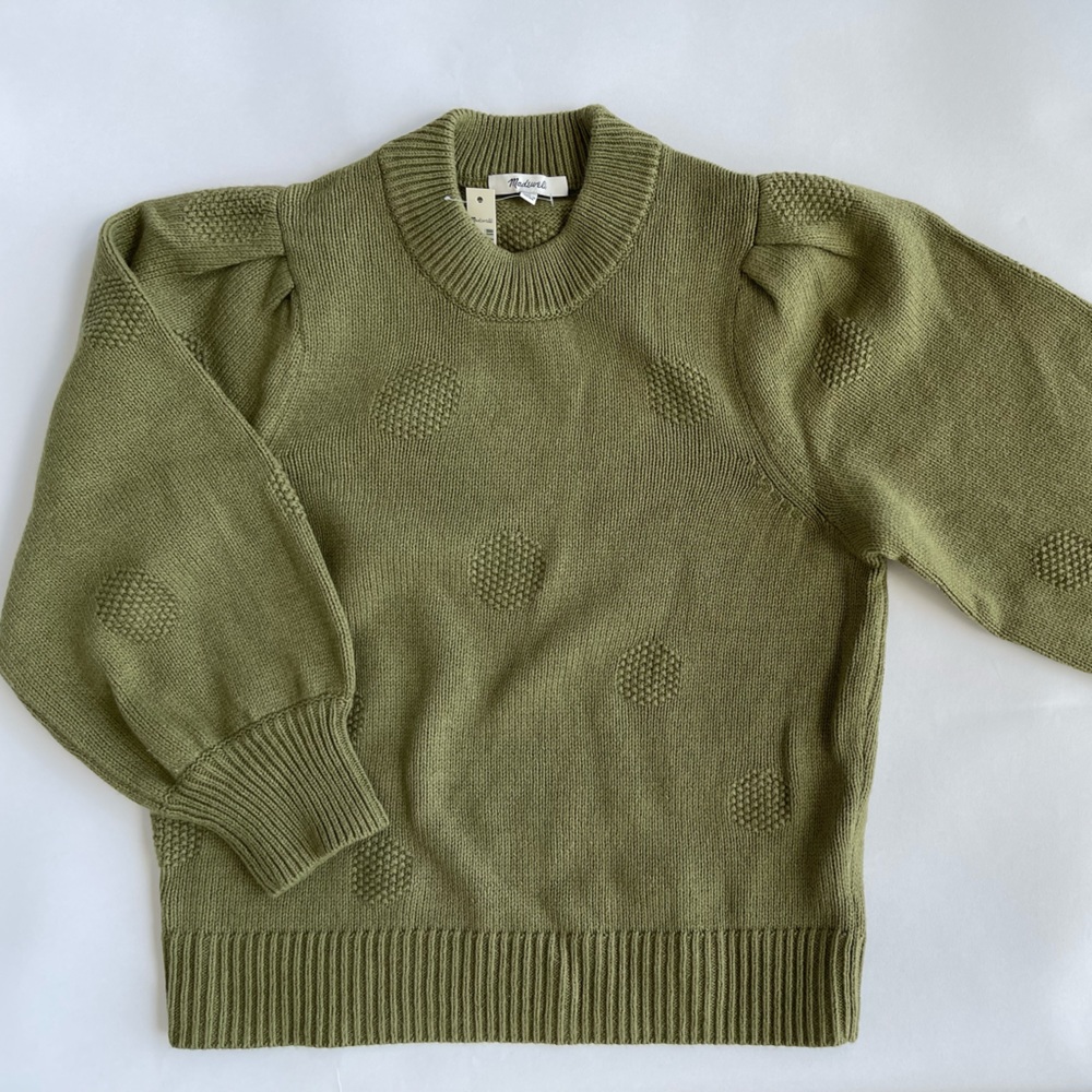 NWT Madewell Dotted Eaton Pullover Sweater Size M